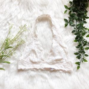 Free People Galloon Lace Halter Bra